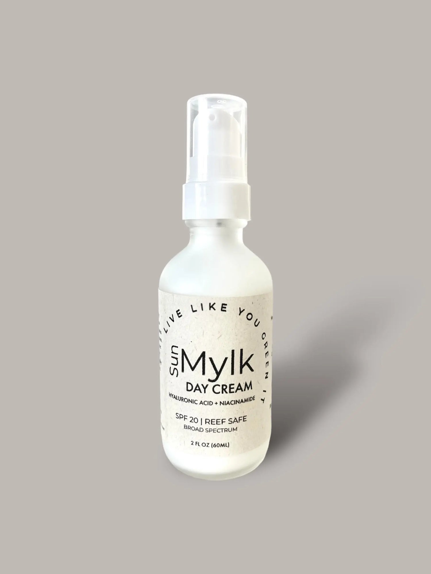 Sun Mylk Day Cream // Hydrating Hyaluronic Acid & SPF Live Like You Green It