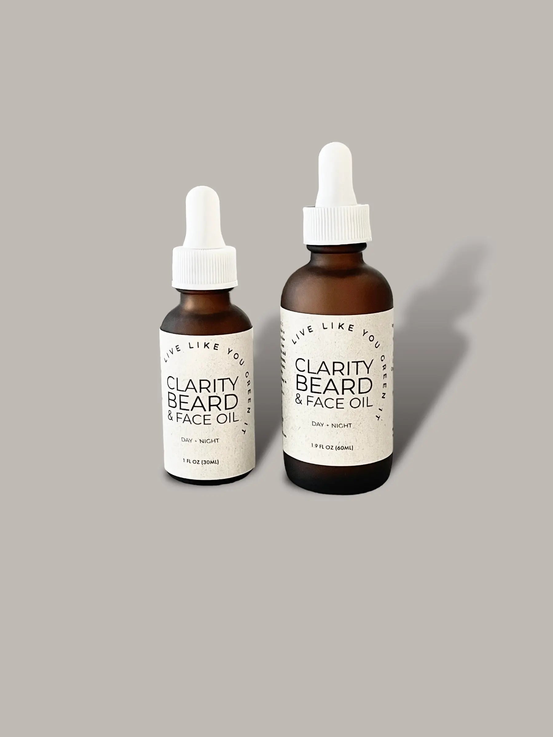 Clarity Beard & Face Oil // Lightweight Oil Live Like You Green It