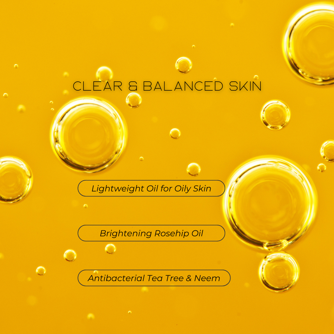 Clarity Beard &amp; Face Oil Live Like You Green It