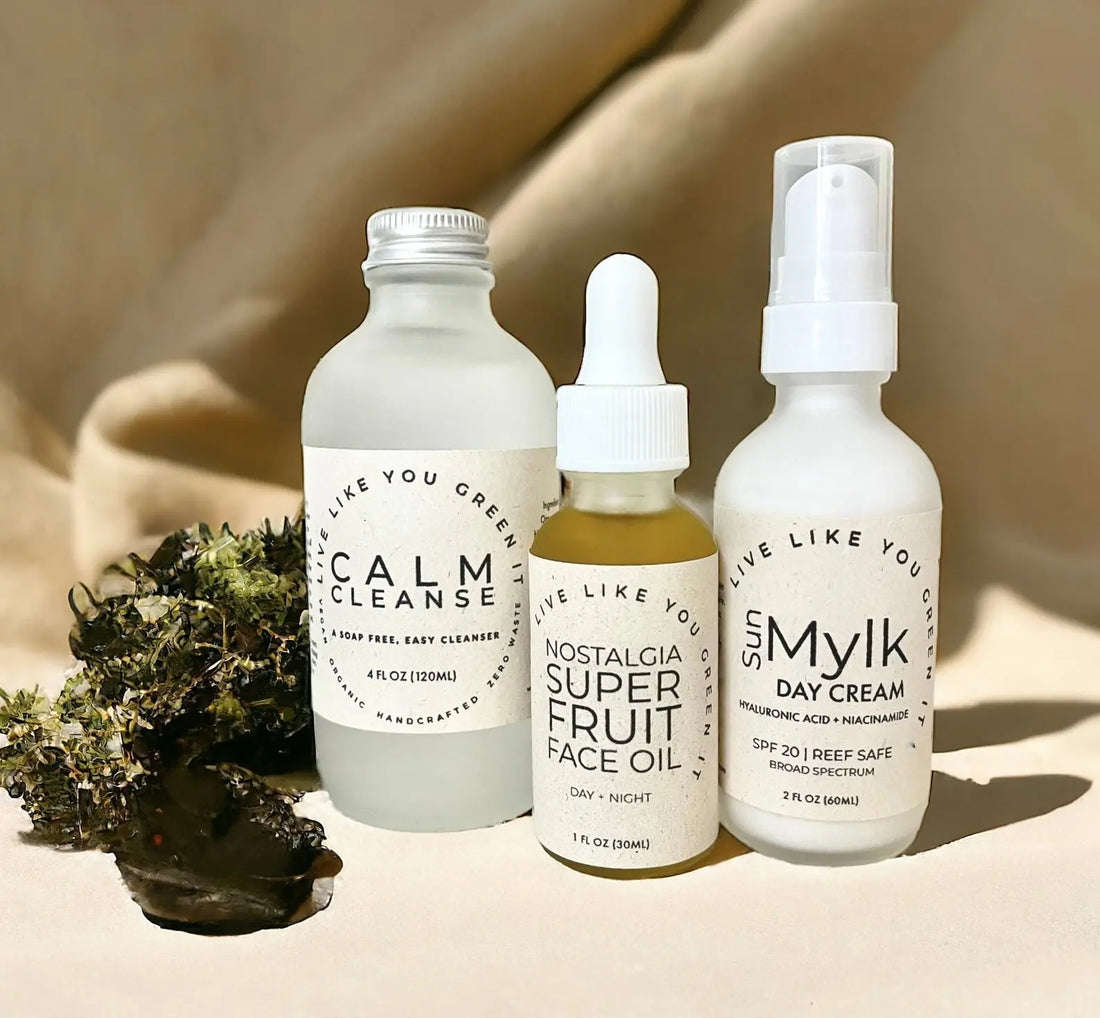 3 Step Facial Routine // 10% Off Live Like You Green It