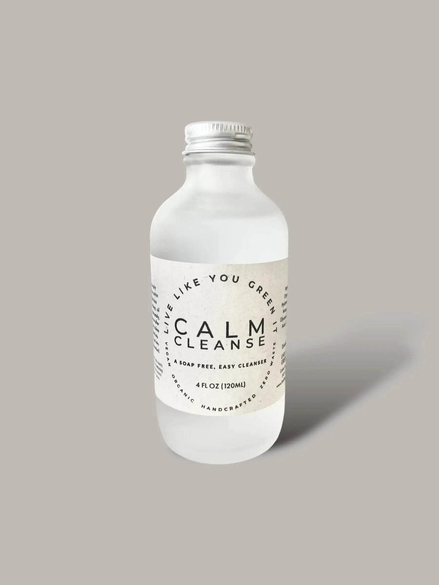 Calm Cleanse // Sensitive Skin Face Wash with Rose Water Live Like You Green It