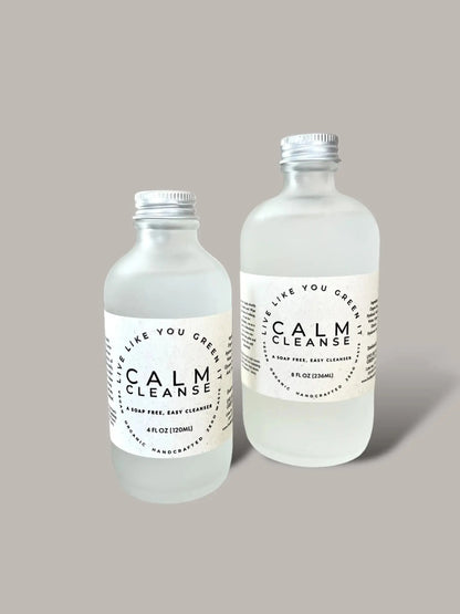 Calm Cleanse // Sensitive Skin Face Wash with Rose Water Live Like You Green It