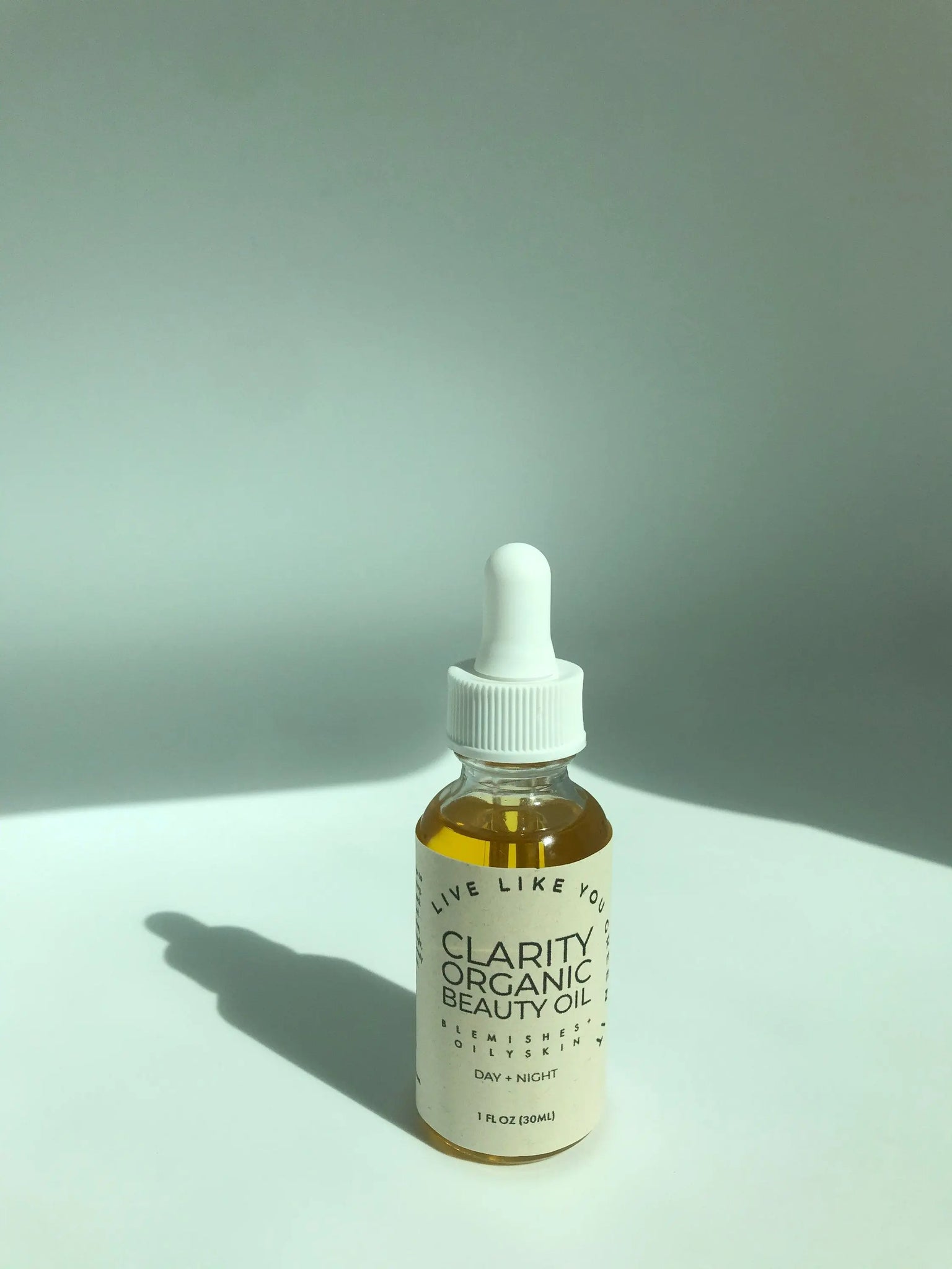 Clarity Organic Beauty Oil | Oily Skin Moisturizer | Acne Oil | Complexion Brightening Live Like You Green It