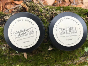 Deodorant That Works! | Tea Tree & Lavender | All Day Protection | No Baking Soda Or Aluminum Live Like You Green It