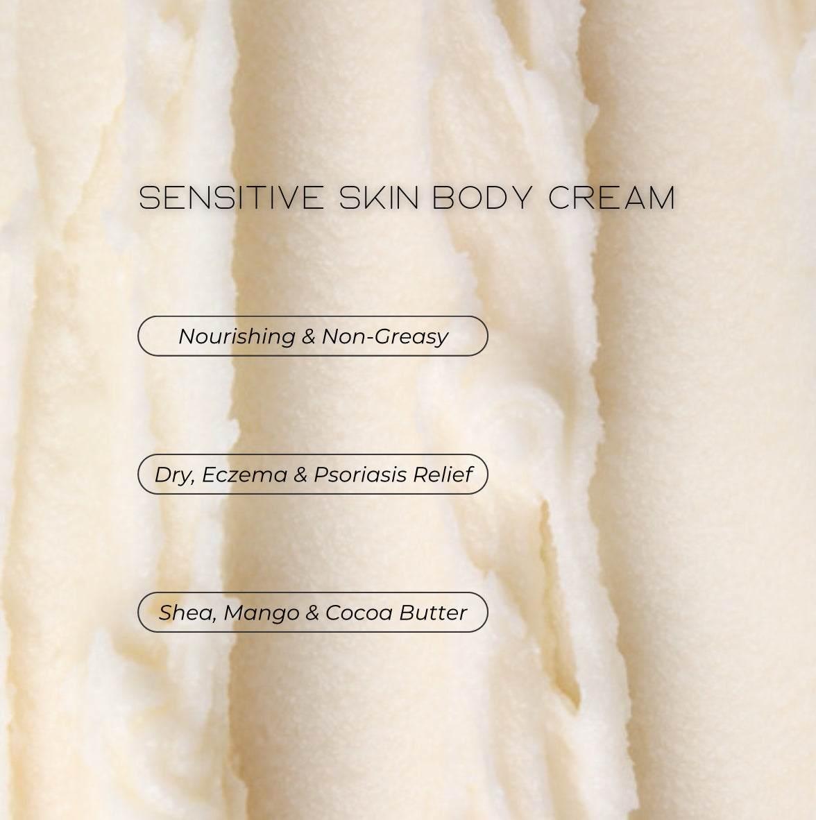 Lavender & Vanilla Body Butter | Sensitive Skin & Eczema Relief Live Like You Green It
