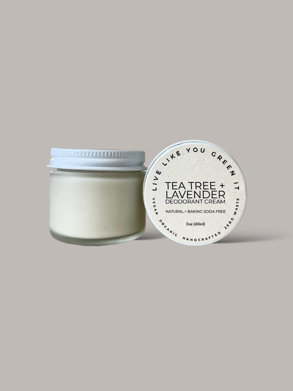 Tea Tree & Lavender Natural Deodorant for Sensitive Skin Live Like You Green It