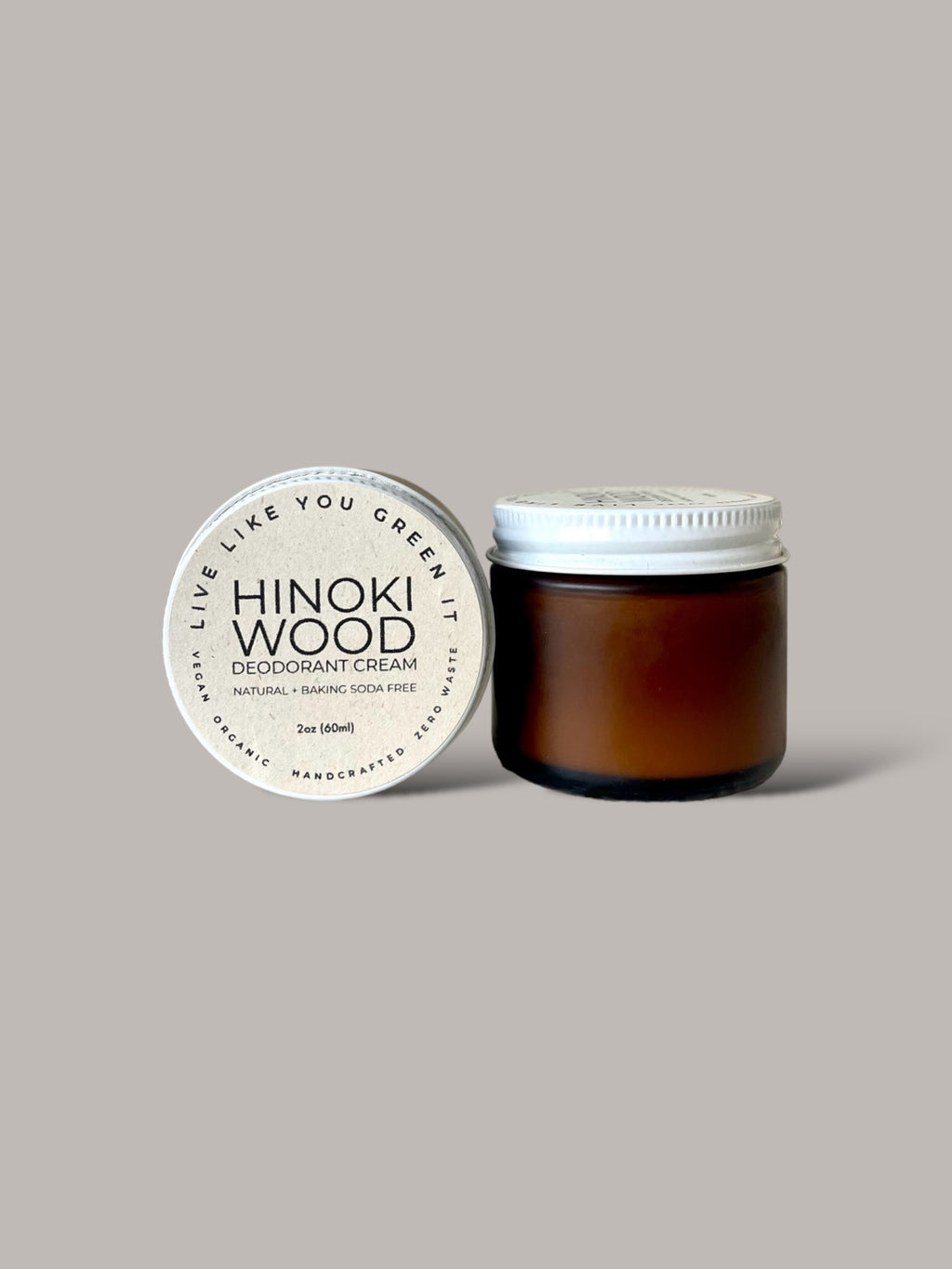 *New* Hinoki Wood Natural Deodorant for Sensitive Skin | Santal Scent Live Like You Green It