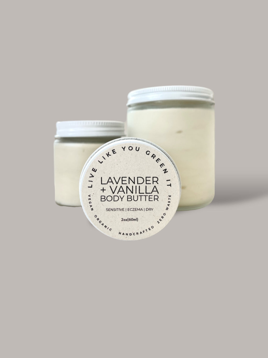 Lavender & Vanilla Body Butter | Sensitive Skin & Eczema Relief Live Like You Green It