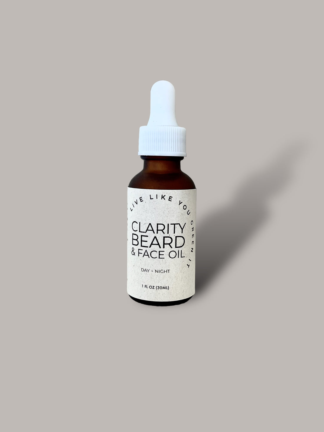 Clarity Beard &amp; Face Oil | Lightweight Oil Live Like You Green It