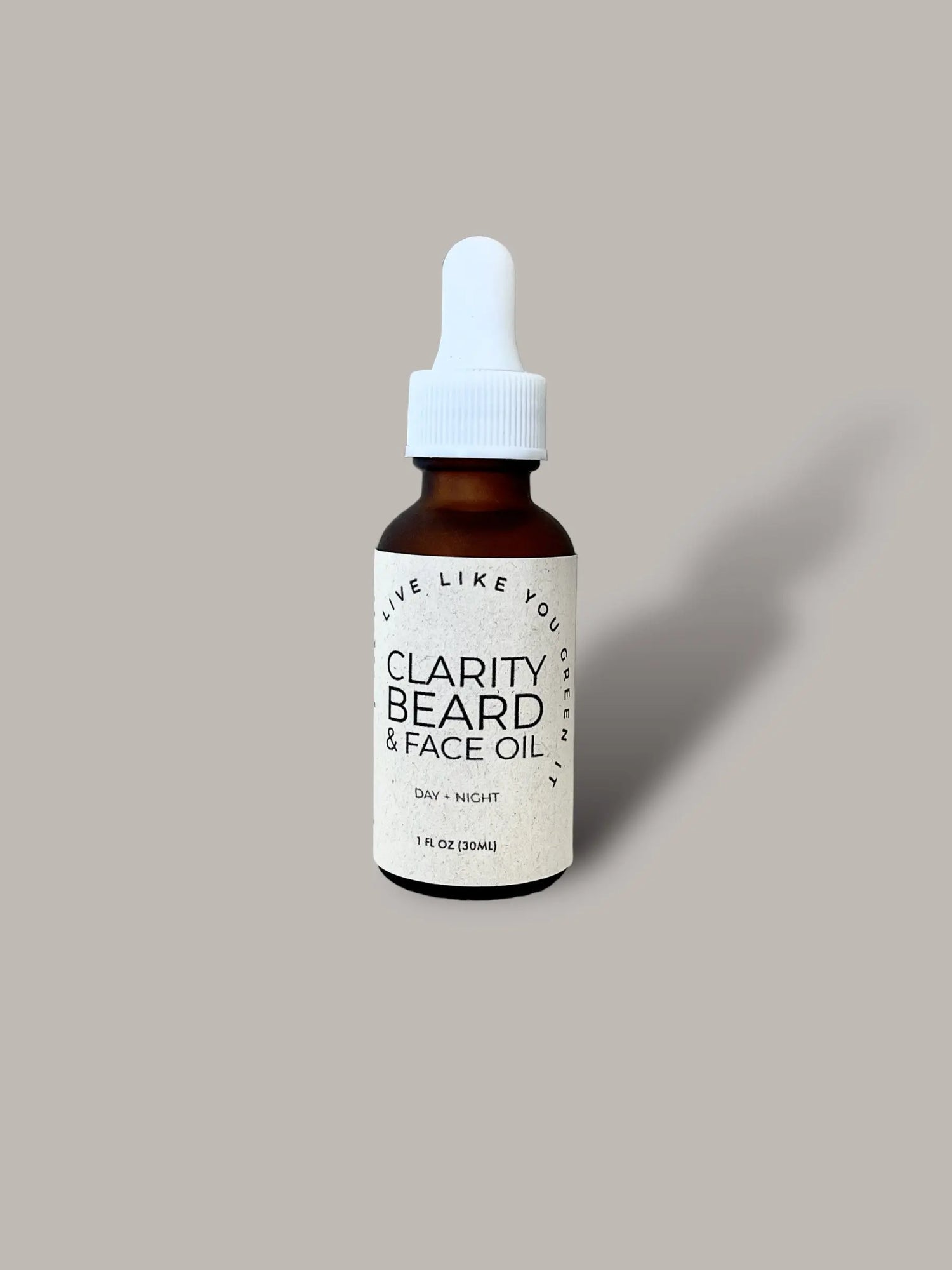 Clarity Beard &amp; Face Oil // Lightweight Oil Live Like You Green It