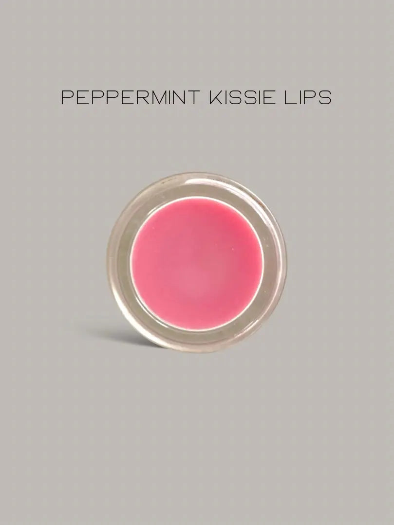 Peppermint Kissie Lips offer deep moisture and a very light pink tint.