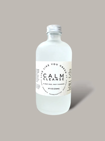 Calm Cleanse // Sensitive Skin Face Wash with Rose Water Live Like You Green It