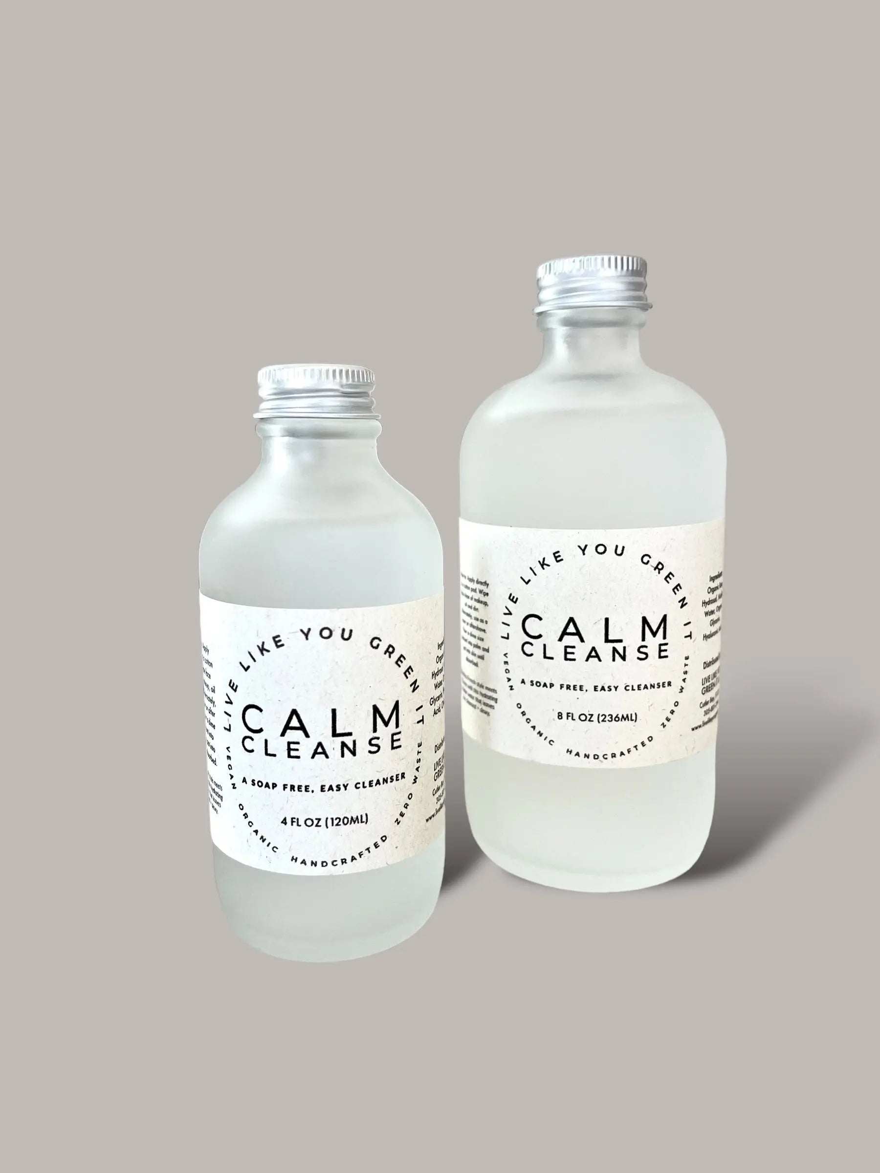 Calm Cleanse // Sensitive Skin Face Wash with Rose Water Live Like You Green It